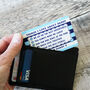 Things I Love About You Personalised Wallet Card For Dad, thumbnail 1 of 6