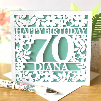 Personalised Age And Name Birthday Card, 7 of 9