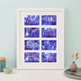 Our Eight Wonders Of The World Personalised Map Print, thumbnail 1 of 6