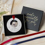 Personalised Pet Memorial Photo Ornament Personlised Name, thumbnail 3 of 7