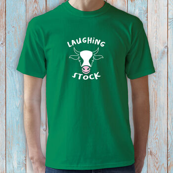 Laughing Stock Graphic Design T Shirt, 7 of 9
