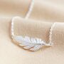 Feather Pendant Necklace, thumbnail 10 of 12