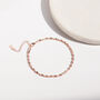 Delicate Twisted Rose Gold Plated Spiral Chain Bracelet, thumbnail 3 of 3