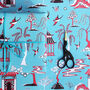 Chinese Pattern Illustrated Gift Wrap, thumbnail 1 of 3