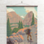 John Muir Trail USA Travel Poster Art Print, thumbnail 2 of 6