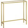 Tempered Glass Console Table Hallway Display Table, thumbnail 6 of 8