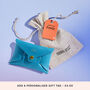Personalised Sky Blue Leather Card + Coin Purse, thumbnail 5 of 5