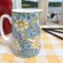 Cream Jug In Blue Chrysanthemum Design, thumbnail 6 of 6