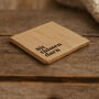 Up North 'Sit Thiden Darn' Square Oak Coaster | Homeware | Tableware | Home Decor, thumbnail 1 of 2
