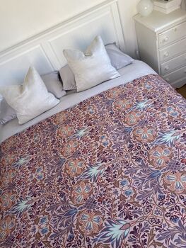 William Morris Runner, Table / Bed Spread Blanket Set, 4 of 6