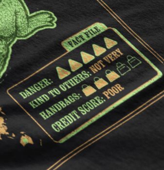 Funny Crocodile T Shirt 'Know Your Swampy Chompy', 3 of 5