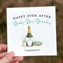 Funny New Baby Boy Card – Nappy Ever After Design, thumbnail 1 of 7