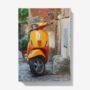A5 Hardback Notebook Featuring A Yellow Scooter In Rome, thumbnail 1 of 4