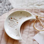 Mother And Daughter Crescent Moon Trinket Dish, thumbnail 1 of 12