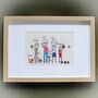 Personalised Family Picture Portrait Embroidery, thumbnail 6 of 12