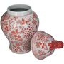 Chinoiserie Ginger Jar Pot And Vase Boxtel Red Porcelain, thumbnail 8 of 8