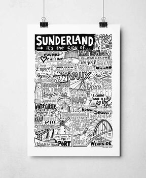 Sunderland Landmarks Print, 3 of 11