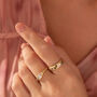 Pastel Stone Scatter Adjustable Ring, thumbnail 6 of 10