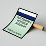 Tottenham Hotspur Stadium Monopoly Football Print, thumbnail 2 of 2