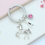 Personalised Horse Keyring Horse Lover Gift, thumbnail 1 of 8