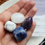 Stress Healing Crystal Set With Moon Trinket Dish, thumbnail 1 of 6