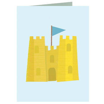 Mini Sandcastle Greetings Card, 3 of 5