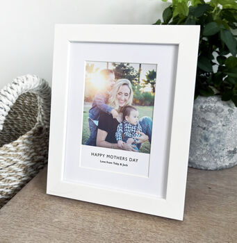 Personalised White Framed Handmade Photo Gift, 5 of 8