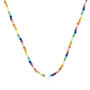 Rainbow Moonstone Smiley Face Necklace, thumbnail 7 of 7