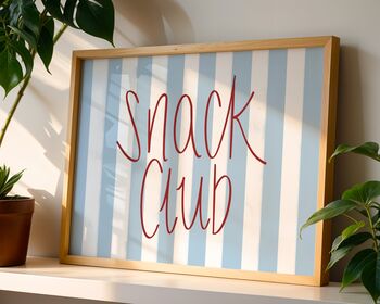 Snack Club Art Print, 12 of 12