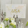 Classic World Countries Wedding Table Name Cards, thumbnail 1 of 3