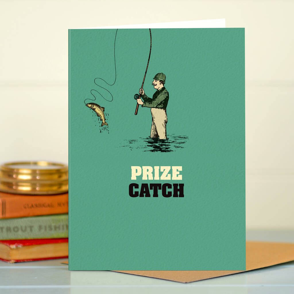 Fishing' Funny Card For Men By The Typecast Gallery 