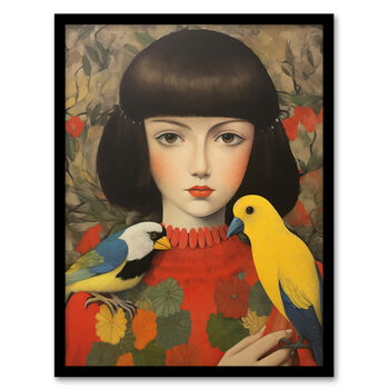 Birds Of A Feather Modern Portrait Wall Art Print, 5 of 6