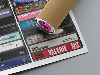 19th Birthday 2007 Music Print Personalised Gift, 4 of 9