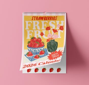 2026 Strawberry Fruit Calendar, 2 of 5