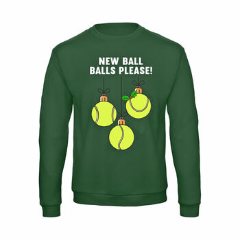 Funny Tennis Christmas Jumper, 7 of 7