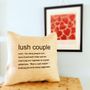 Lush Couple Cushion, thumbnail 2 of 4