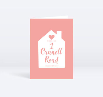 Home Address Personalised Greeting Card, 10 of 12