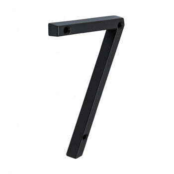 Five Inch Black House Numbers 0 Nine, 8 of 10