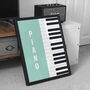 Piano Print | Instrument Music Poster, thumbnail 2 of 12