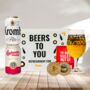 Personalised Budvar And Krombacher Lager Beer Gift Set, thumbnail 1 of 4