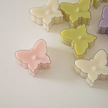 Pack Of Six Butterfly Tea Lights, 3 of 4