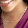 Remi Sterling Silver Statement Link Necklace, thumbnail 1 of 10