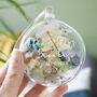 Wedding Floral Glass Bauble Hanging Decoration, thumbnail 5 of 8