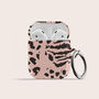 Wild Print Air Pod Case With Keychain, thumbnail 1 of 5