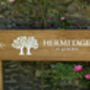 Extra Large Outdoor Wooden Sign With Posts, thumbnail 11 of 12