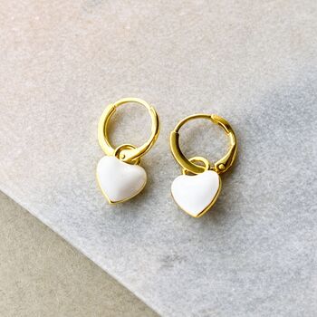 Valentine’s And Galentine’s Heart Hoop Earring Set – Mix And Match Pair, 3 of 4