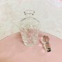 Vintage Decorative Cut Glass Crystal Perfume Bottle ~ 18, thumbnail 2 of 6