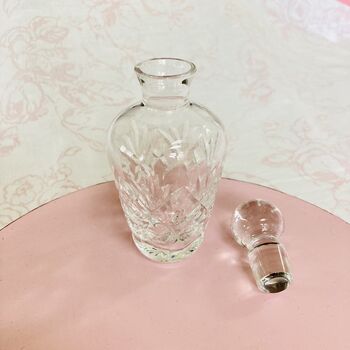 Vintage Decorative Cut Glass Crystal Perfume Bottle ~ 18, 2 of 6