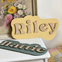 Painted Wooden Name Sign, thumbnail 1 of 2