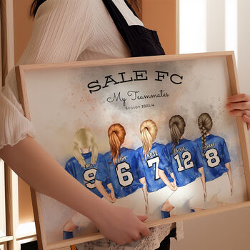 Football Team Personalised Prints, 3 of 4